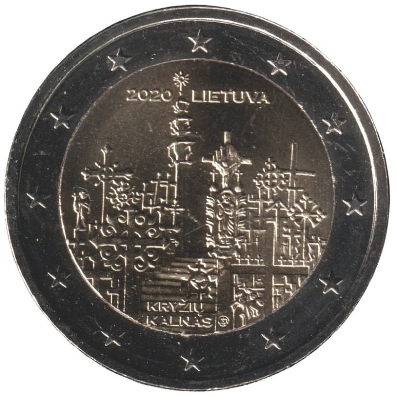 LITUANIE - 2 euros commémorative - La Colline des Croix - 2020 LITUANIE - 2 euros commémorative - La Colline des Croix - 2020