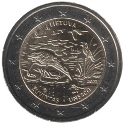 LITUANIE - 2 euros commémorative - Réserve biosphérique de uvintas - 2021