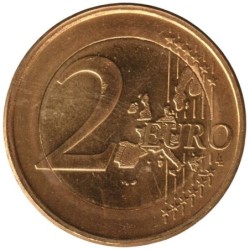LUXEMBOURG - 2 euros commémorative plaquée or - Grand Duc Henri - 2004