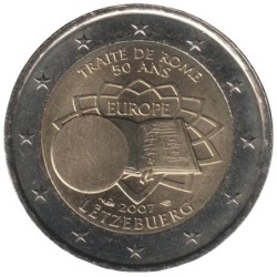 LUXEMBOURG - 2 euros commémorative - Traité de Rome - 2007