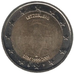 LUXEMBOURG - 2 euros commémorative - 10 ans de l'UEM - 2009