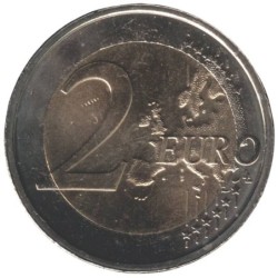 LUXEMBOURG - 2 euros commémorative - 10 ans de l'UEM - 2009