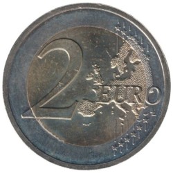 LUXEMBOURG - 2 euros commémorative colorisée - 50 de la nomination de Jean - 2011