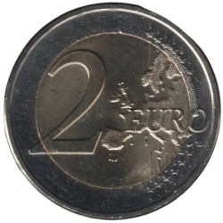 LUXEMBOURG - 2 euros commémorative - 15 ans de l'accession au trône de S.A.R. le Grand-Duc - 2015