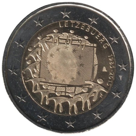 LUXEMBOURG - 2 euros commémorative - 30 ans du Drapeau Européen - 2015 LUXEMBOURG - 2 euros commémorative - 30 ans du Drapeau Européen - 2015