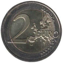 MALTE - 2 euros commémorative colorisée -  Première élection de représentants en 1849 - 2011