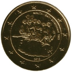 MALTE - 2 euros commémorative plaquée or - Constitution du gouvernement autonome de 1921 - 2013