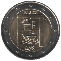 MALTE - 2 euros commémorative - Patrimoine culturel - 2018