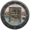 MALTE - 2 euros commémorative colorisée - Patrimoine culturel - 2018