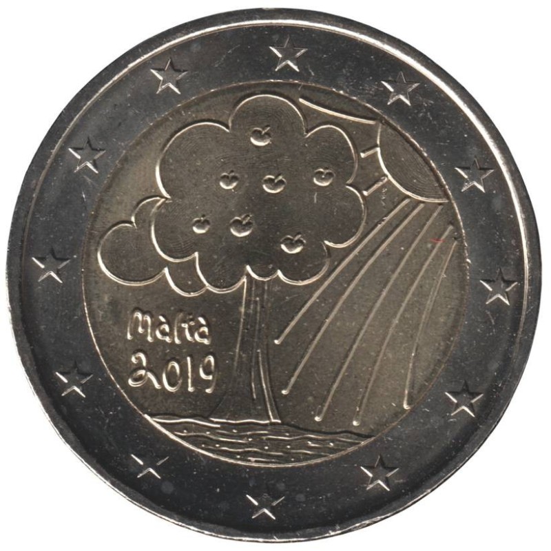 MALTE - 2 euros commémorative - Nature et environnement - 2019