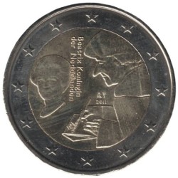 PAYS-BAS - 2 euros commémorative - L'Éloge de la Folie - 2011