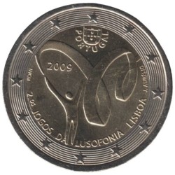 PORTUGAL - 2 euros commémorative - Deuxièmes Jeux de la Lusophonie - 2009