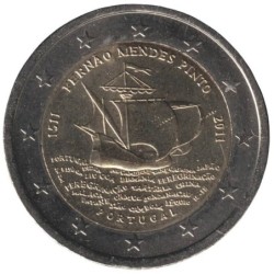 PORTUGAL - 2 euros commémorative - Fernando Mendes Pinto - 2011