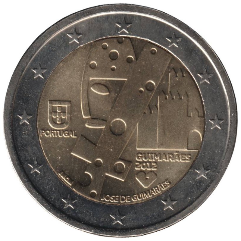 PORTUGAL - 2 euros commémorative - Guimarães - 2012