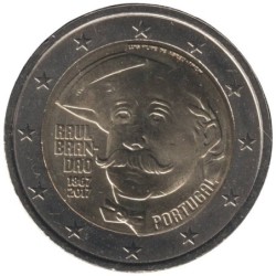 PORTUGAL - 2 euros commémorative - Raul Brandão - 2017