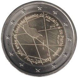 PORTUGAL - 2 euros commémorative - Découverte Madère et de Porto Santo - 2019