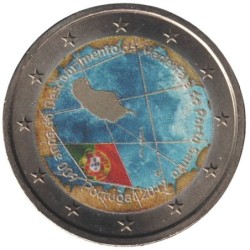 PORTUGAL - 2 euros commémorative colorisée - Découverte Madère et de Porto Santo - 2019