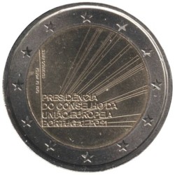 PORTUGAL - 2 euros commémorative - Présidence portuguaise du Conseil de l'UE - 2021