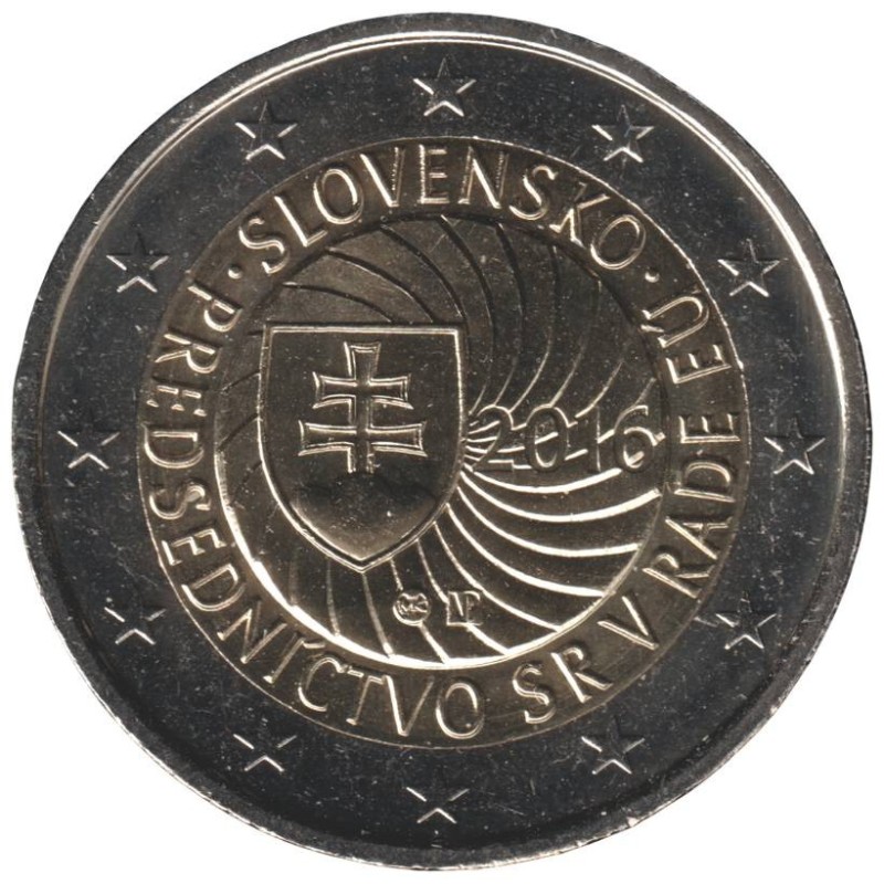 SLOVAQUIE - 2 euros commémorative - Présidence slovaque du Conseil de lUE - 2016