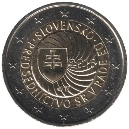SLOVAQUIE - 2 euros commémorative - Présidence slovaque du Conseil de lUE - 2016 SLOVAQUIE - 2 euros commémorative - Présidence slovaque du Conseil de lUE - 2016