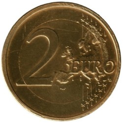 SLOVENIE - 2 euros commémorative plaquée or - Primo Trubar - 2008