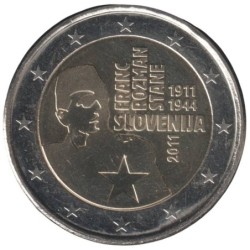 SLOVENIE - 2 euros commémorative - Franc Rozman dit Stane - 2011