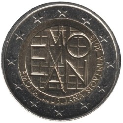 SLOVENIE - 2 euros commémorative - 200 ans de la fondation de Emona-Ljubljana - 2015