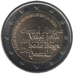 SLOVENIE - 2 euros commémorative - Adam Bohori? - 2020