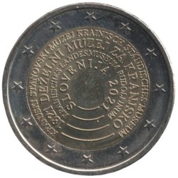 SLOVENIE - 2 euros commémorative - 200 ans de la fondation du musée de Kranj  - 2021