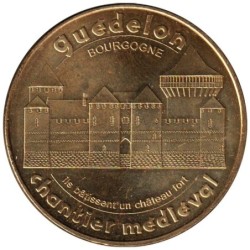 89-0990 - Guédelon - Chantier médiéval - Plan d'élévation sud - 2010