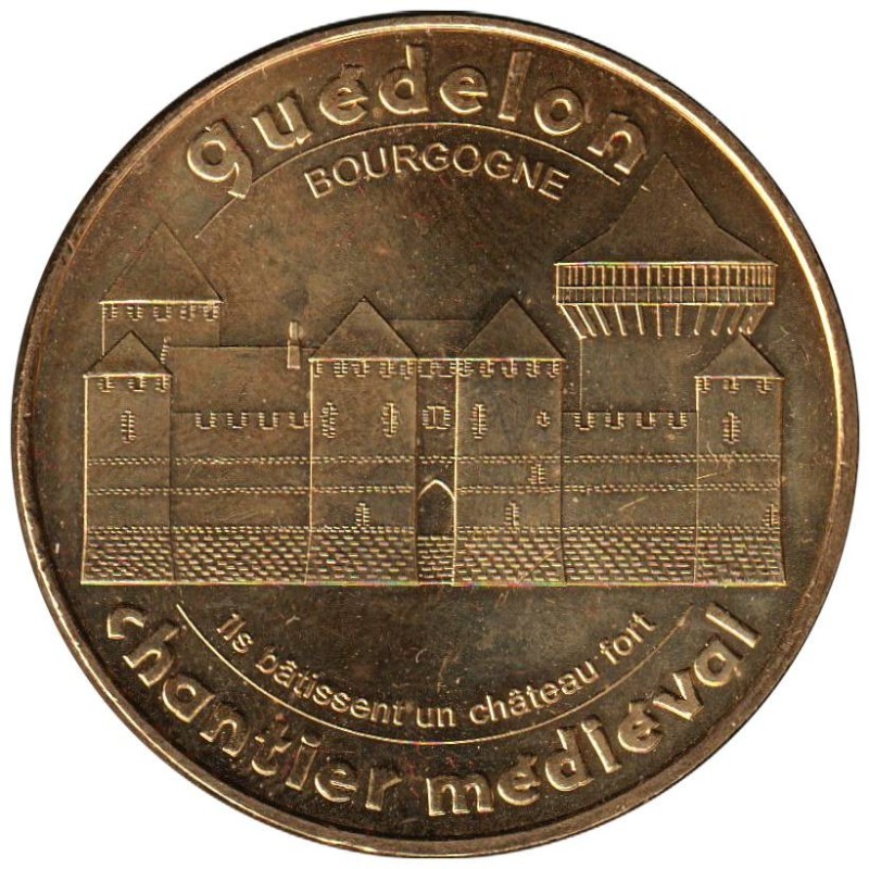 89-0990 - Guédelon - Chantier médiéval - Plan d'élévation sud - 2010 89-0990 - Guédelon - Chantier médiéval - Plan d'élévation sud - 2010