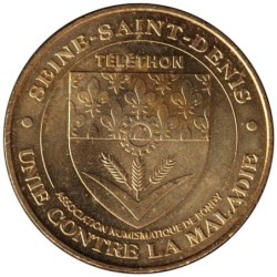 93-1085 - Téléthon - Blason de Seine-Saint-Denis - 2010