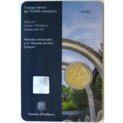 ANDORRE - Coincard 2 euros commémorative - Notre Dame de Meritxell - 2021