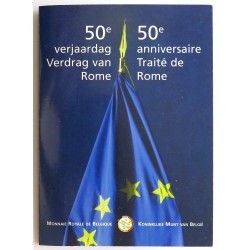 BELGIQUE - Blister 2 euros commémorative - Traité de Rome - 2007