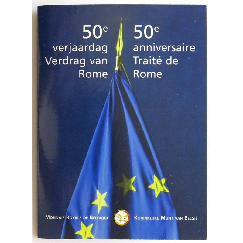 BELGIQUE - Blister 2 euros commémorative - Traité de Rome - 2007
