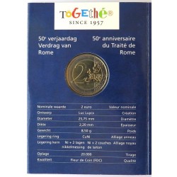 BELGIQUE - Blister 2 euros commémorative - Traité de Rome - 2007