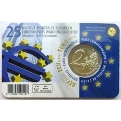 BELGIQUE - Coincard 2 euros commémo. - 25 ans de l'Institut Monétaire Européen - 2019 - N