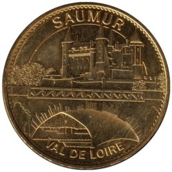 49-2095 - Saumur - Val de Loire Le château et le pont Cessart - 2015