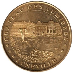 54-0418 - Château des Lumières - La façade & le grand bassin - 2005
