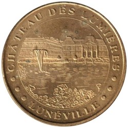 54-0418 - Château des Lumières - La façade & le grand bassin - 2005