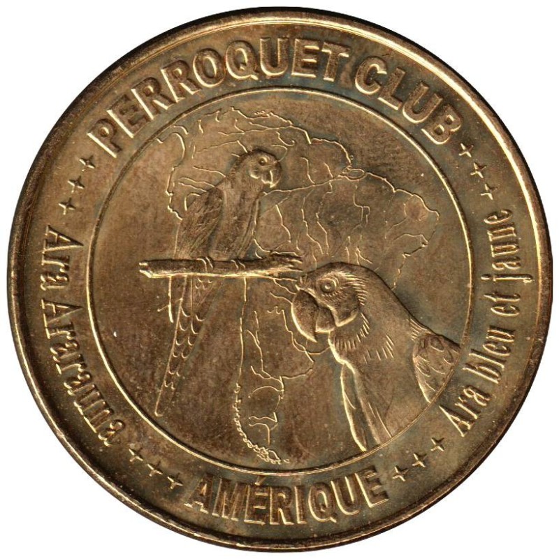 67-0942 - Perroquet Club - Amérique - Ara bleu et jaune - 2009
