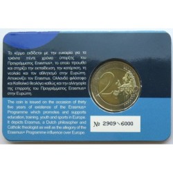 CHYPRE - Coincard 2 euros commémorative - 35 ans du programme Erasmus - 2022
