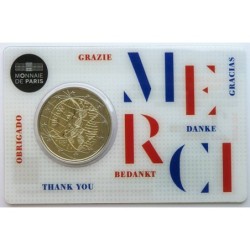 FRANCE - Coincard 2 euros commémorative - Recherche Médicale - Merci - 2020