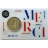 FRANCE - Coincard 2 euros commémorative - Recherche Médicale - Merci - 2020