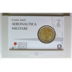 ITALIE - Coincard - 2 euros commémorative - 100 ans de l'Armée de lAir - 2023