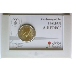 ITALIE - Coincard - 2 euros commémorative - 100 ans de l'Armée de lAir - 2023