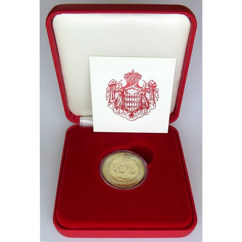 MONACO - Coffret BU 2 euros commémorative - Mariage du Prince Albert et de Charlène - 2011