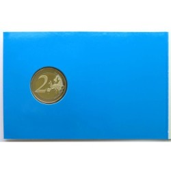 PORTUGAL - Coincard 2 euros commémorative - 100 ans traversée de l'Atlantique Sud en Avion - 2022