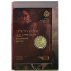 SAINT MARIN - Coincard - 2 euros commémorative - Giorgio Vasari - 2011