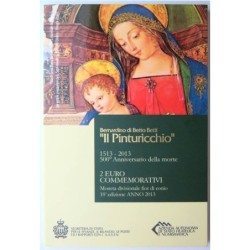 SAINT MARIN - Coincard - 2 euros commémorative - Pinturicchio - 2013